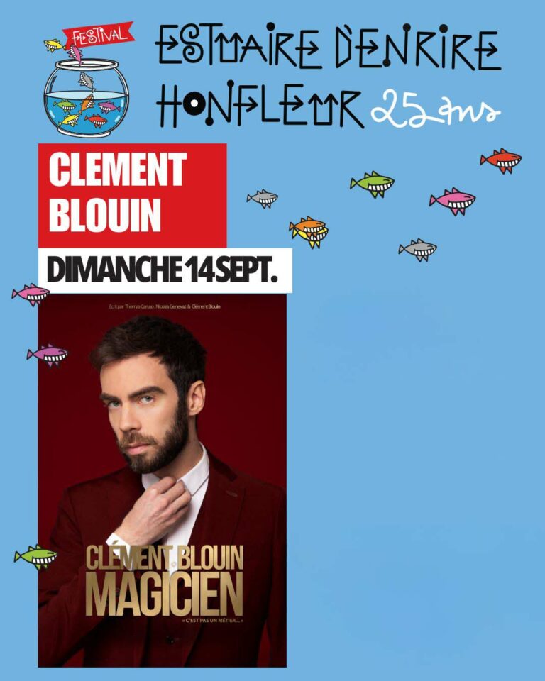 Estuaire d’en rire, l’interview improvisée de Clément Blouin, le magicien de l’humour
