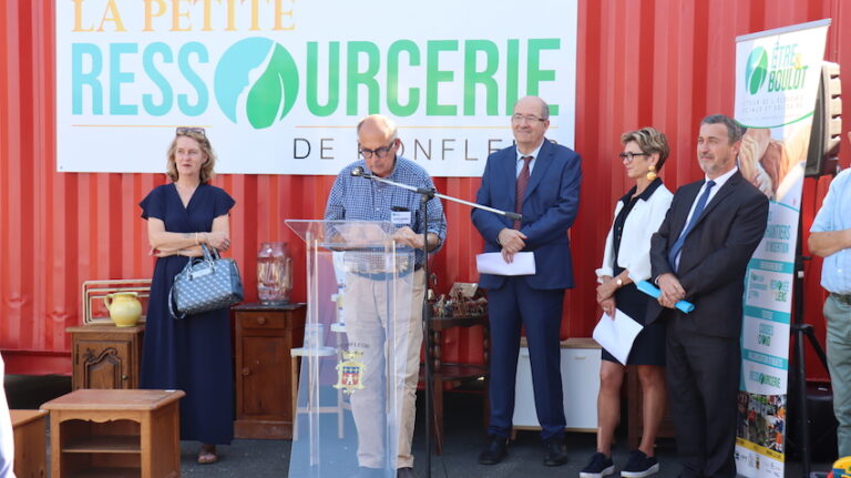 Honfleur : Inauguration d’une petite ressourcerie d’Être et Boulot dans la quartier du Canteloup/Les Marronniers.