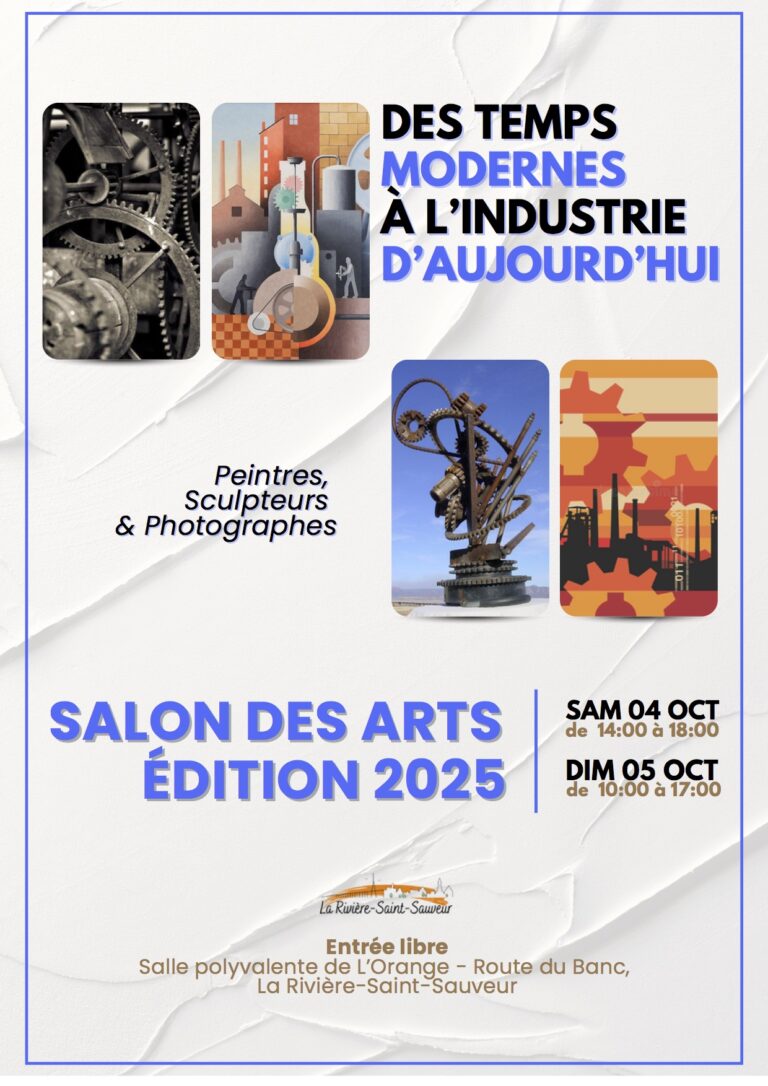 La Rivière Saint-Sauveur : Salon des arts à la salle Polyvalente de l’Orange.