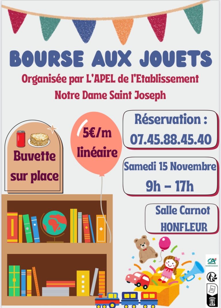 Honfleur : L’APE Notre-Dame Saint-Joseph fait sa bourse aux jouets