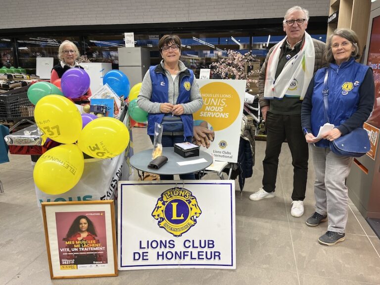 Honfleur : Le « Caddithon  » du Lions Club collecte 615 € au profit du Téléthon.