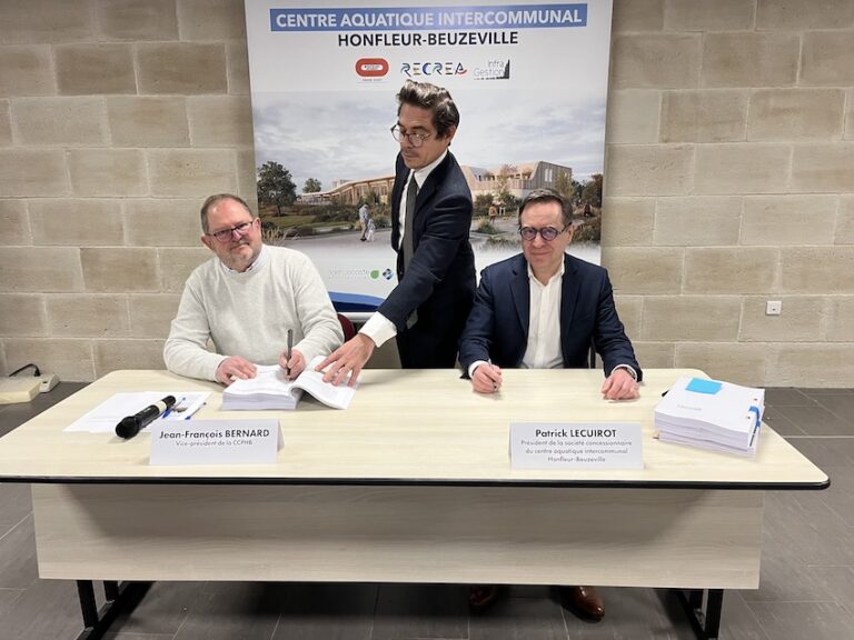 CCPH-B : Signature de la convention pour la construction et la gestion du futur centre aquatique intercommunal…
