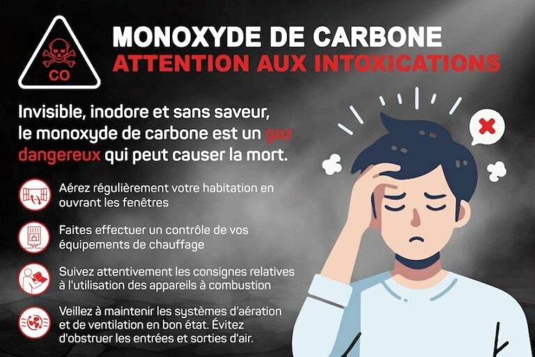 Saint-Gatien des bois : Trois personnes intoxiquées au monoxyde de carbone…