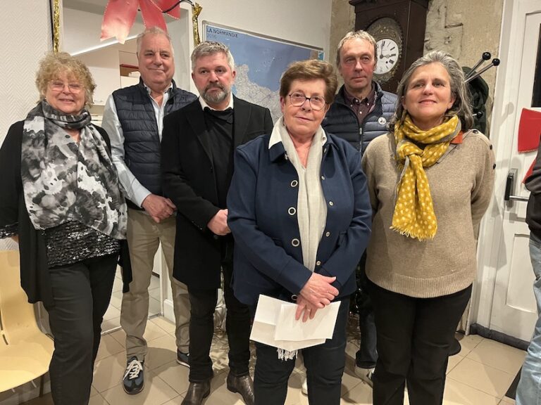 Pennedepie : Madame la maire, Michèle Levillain, présente ses vœux aux habitants…