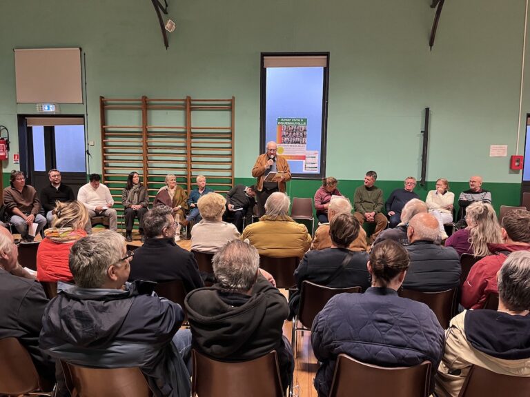 Élections municipales :  Réunion publique pour le maire sortant, Michel Bailleul et la liste « Aimer vivre à Équemauville »