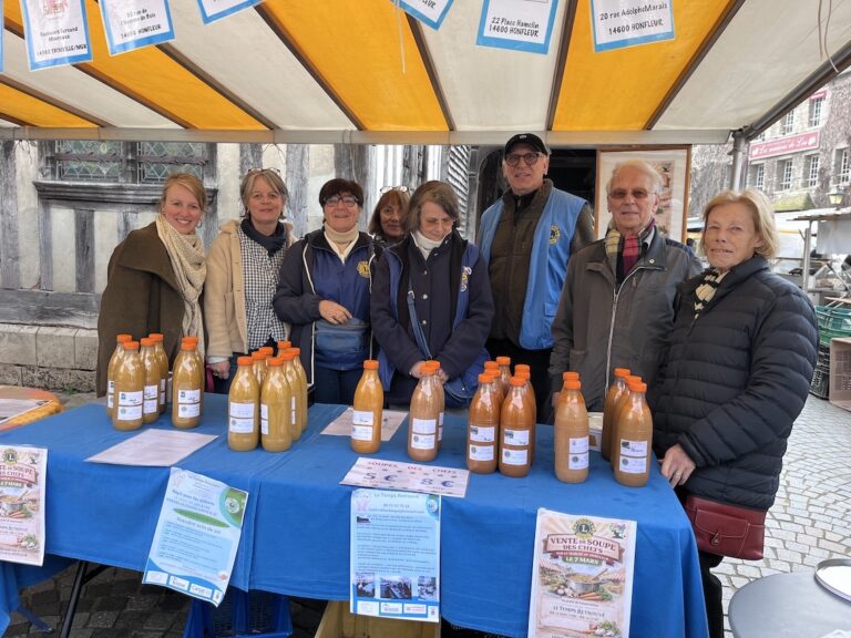 Honfleur : Nouveau succès pour la soupe des chefs du Lions Club…