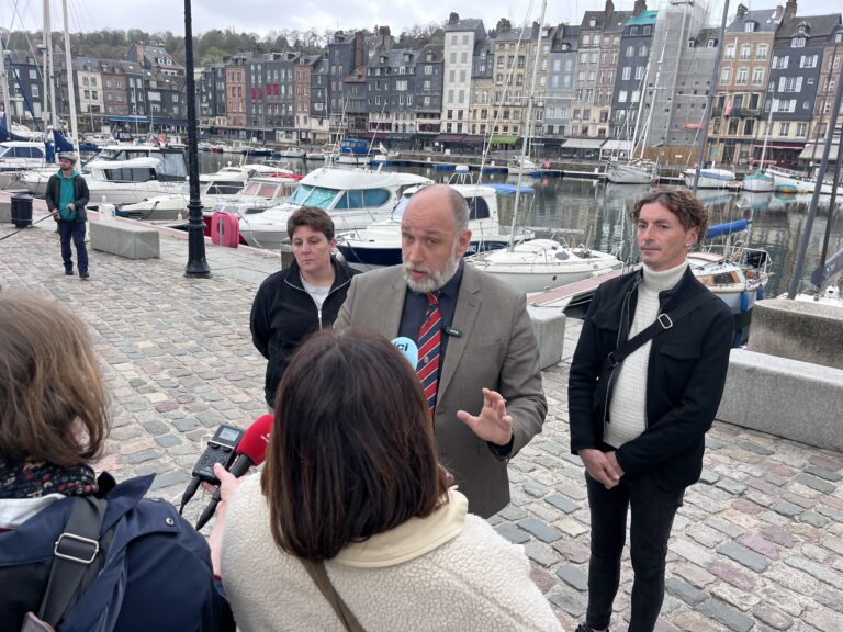 Honfleur : Immeubles quai Sainte-Catherine – État d’avancement au 3 avril 2026.