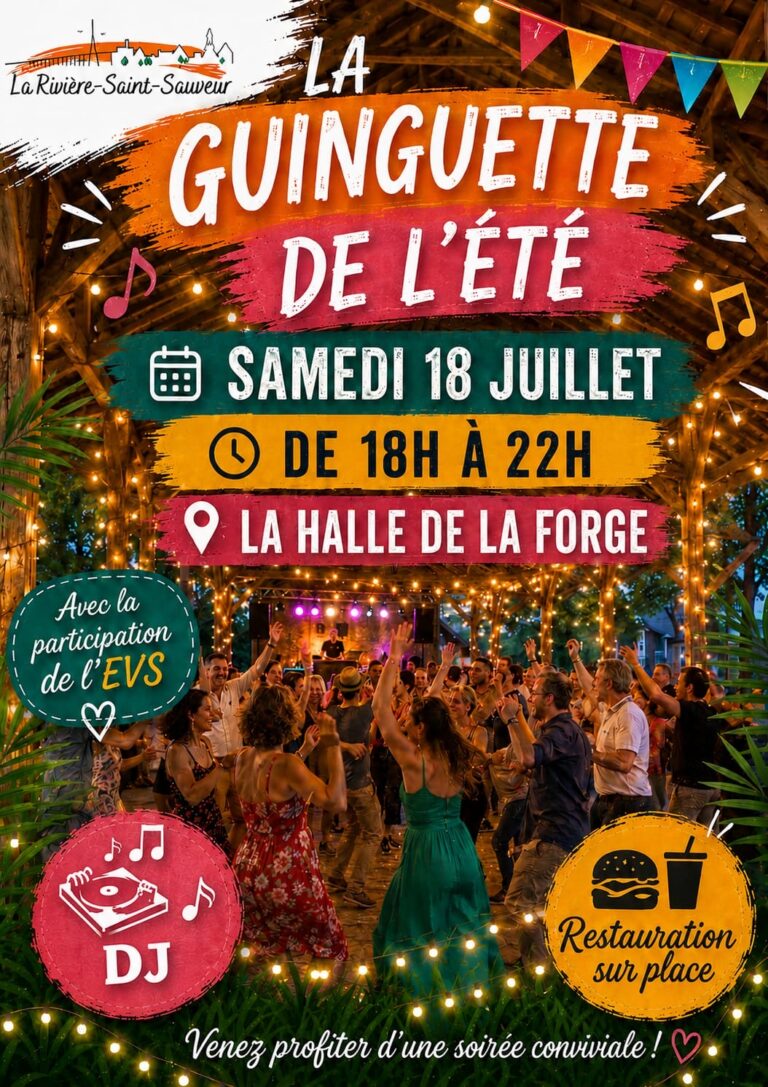 La Rivière Saint-Sauveur : La Guinguette de l&rsquo;Été ouvre ce samedi 18 juillet.