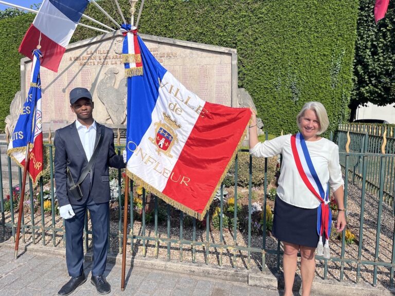 Honfleur : A seulement 14 ans, il devient le plus jeune porte-drapeau des anciens combattants.