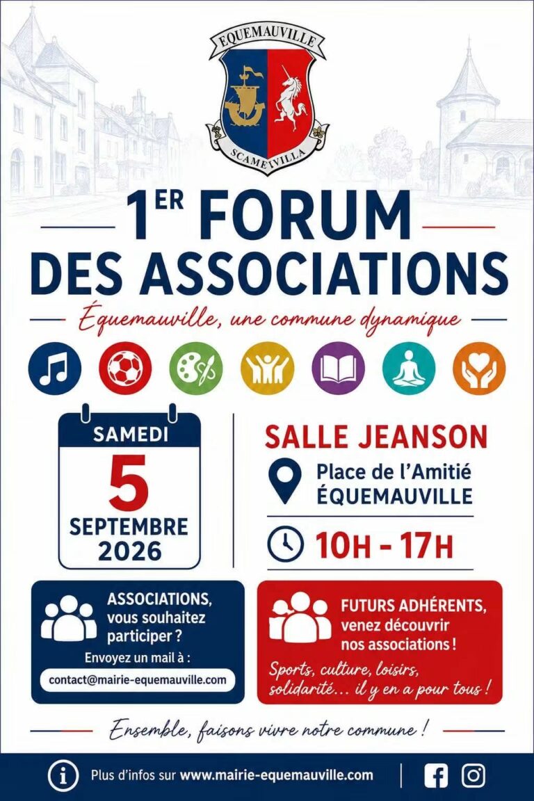 Equemauville : La municipalité lance son 1er forum des associations.