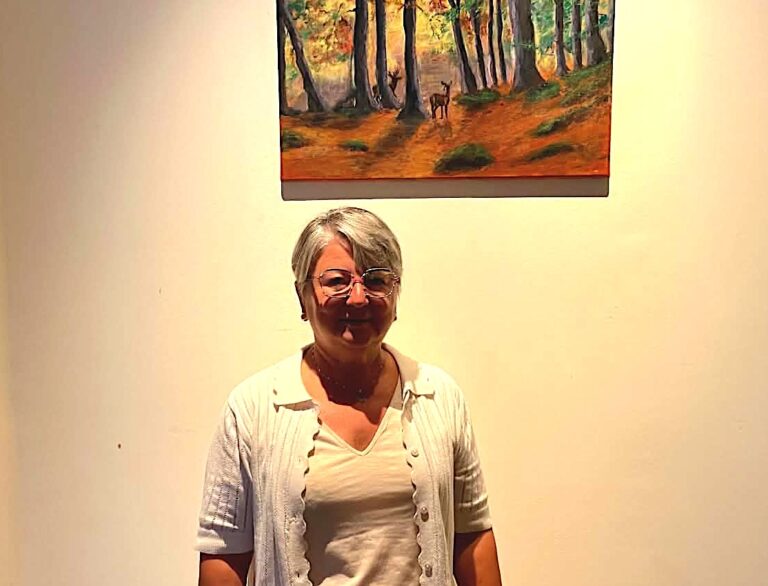 Florence Gilles expose actuellement à Honfleur…
