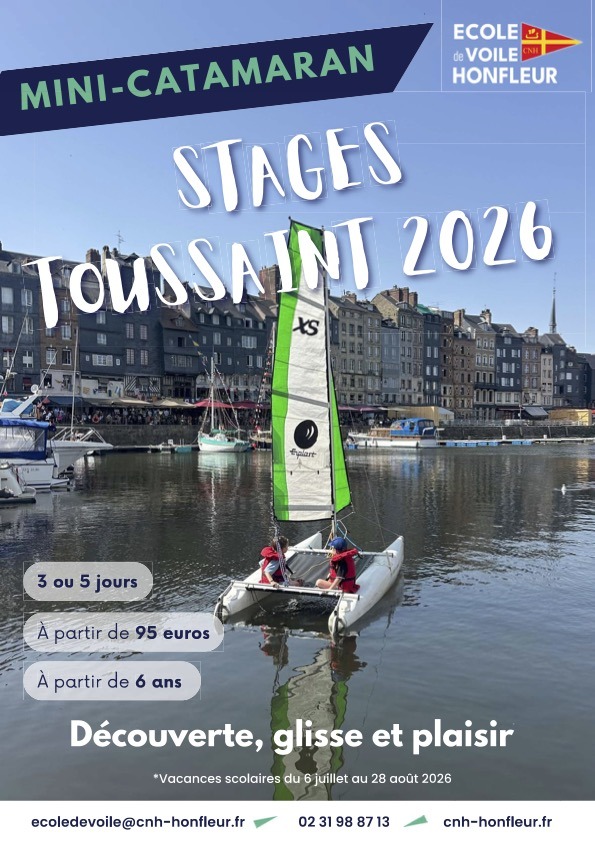 Honfleur : Stage de voile avec le CNH